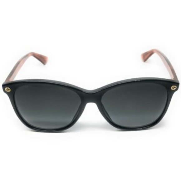Gucci Women\'s Black and Grey Gradient Sunglasses!